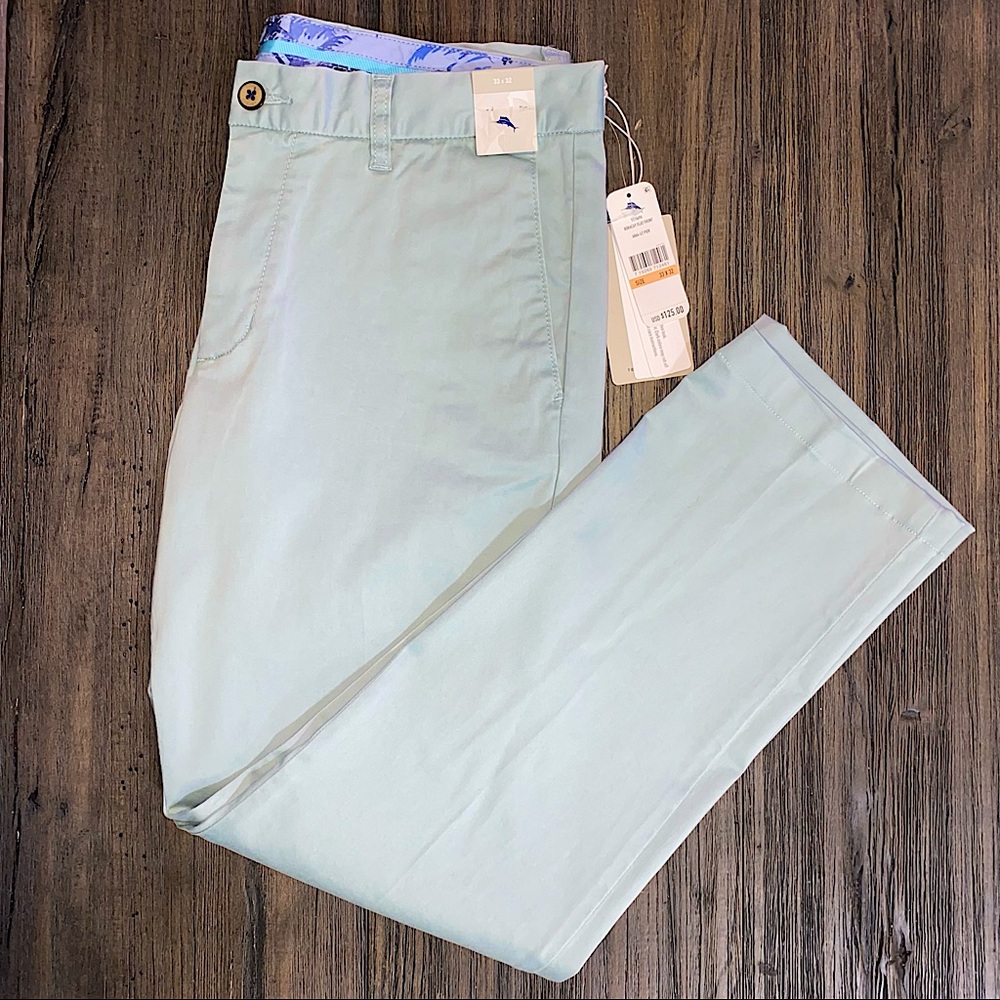 Men’s Tommy Bahama IslandZone® Performance Oxford Pants - Size 33 - Seafoam